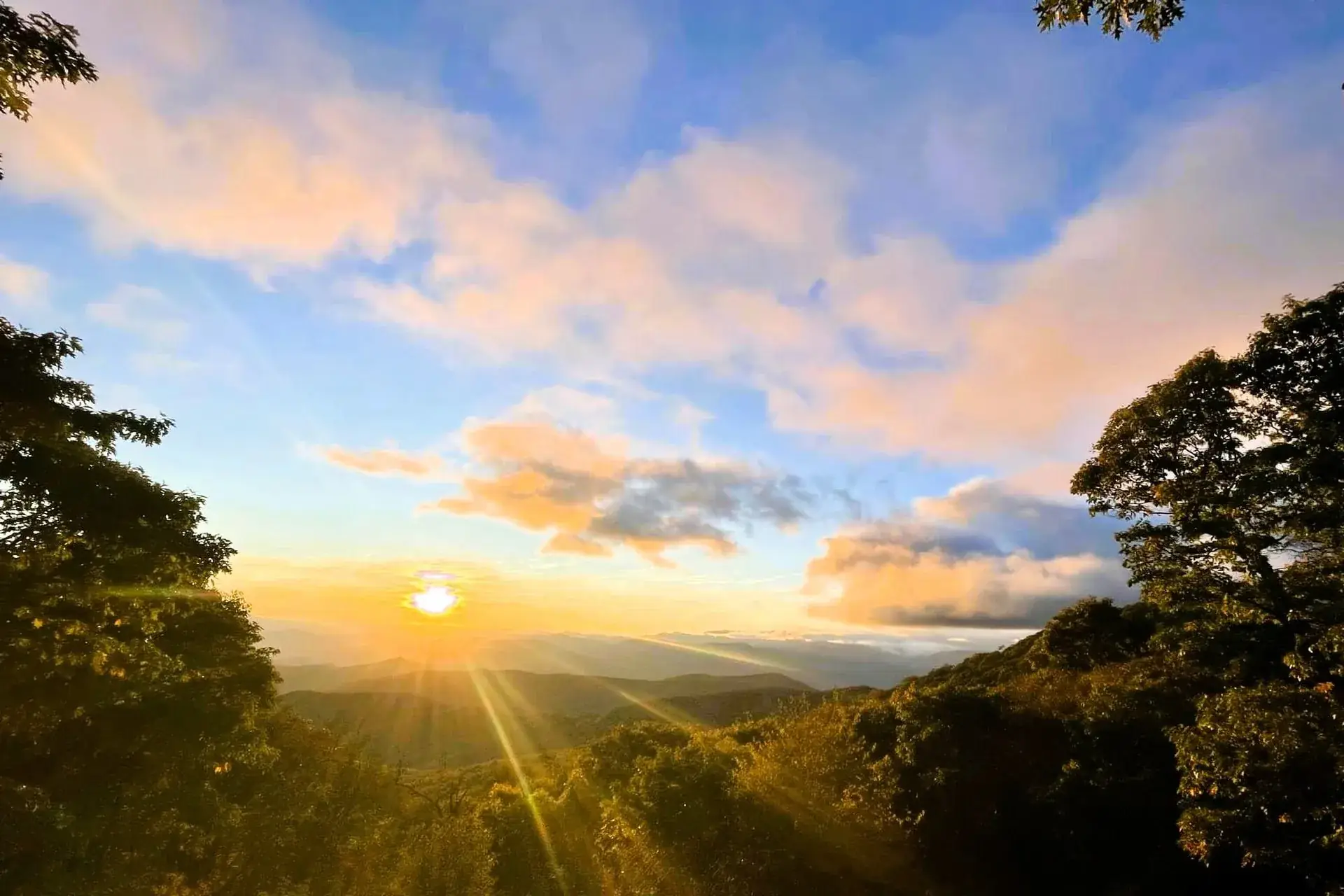 Sunrise over the Great Smoky Mountains